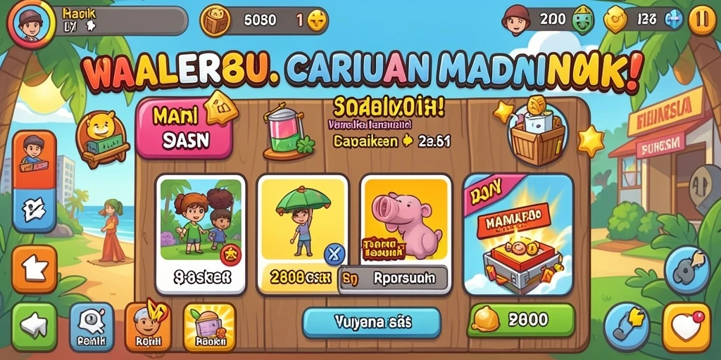 Screenshot dari fitur bonus menarik 987UP.