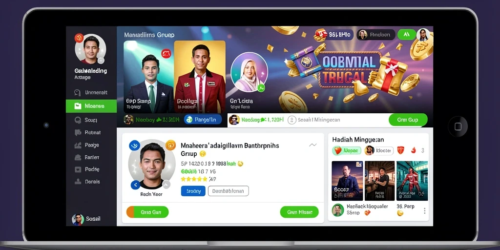 Grafik yang memukau dan penuh warna.